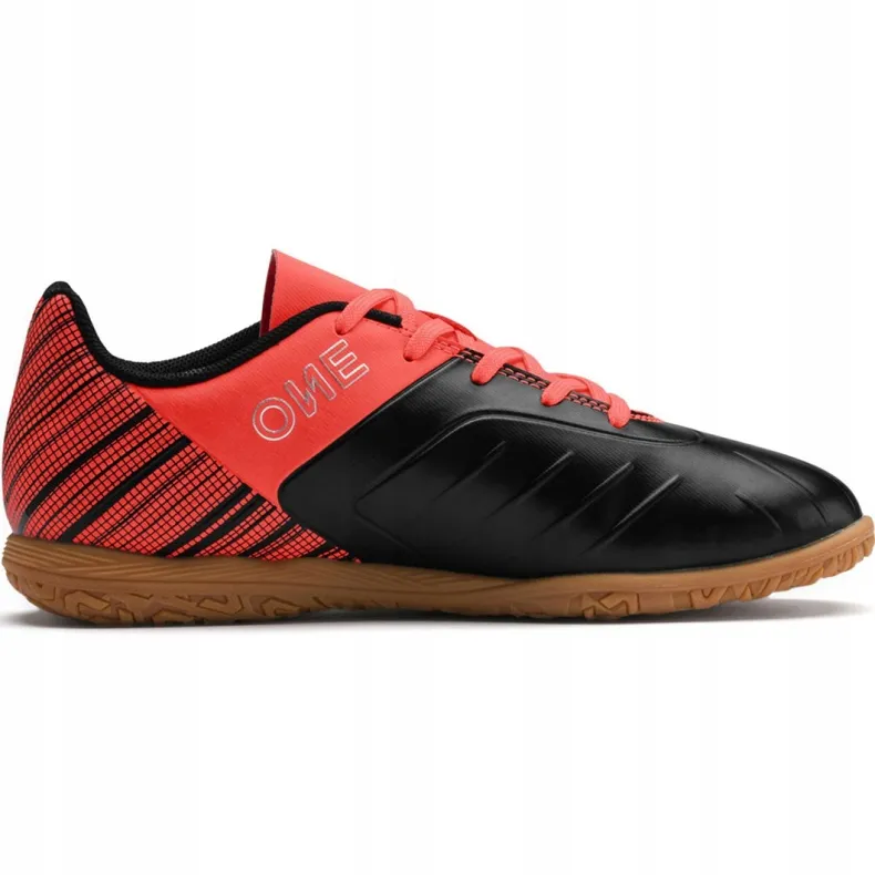 Puma One 5.4 It Jr 105664 03 voetbalschoenen veelkleurig rood